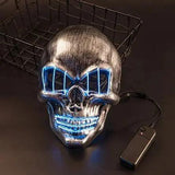 LED Skull Halloween Mask