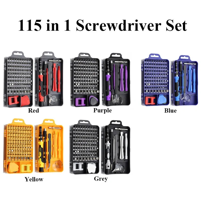 115-in-1 Insulated Precision Screwdriver Set - The Next Door Neighbor 