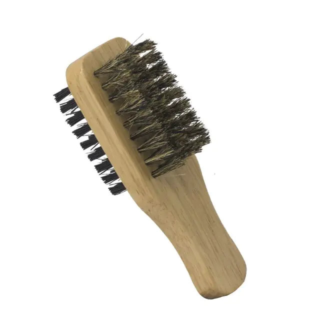 Men's Boar Bristle Wooden Hairbrush - The Next Door Neighbor 