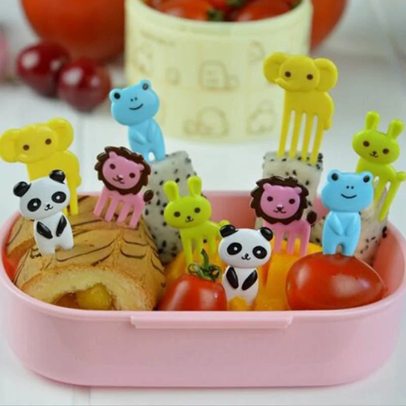 10Pcs Fruit forks