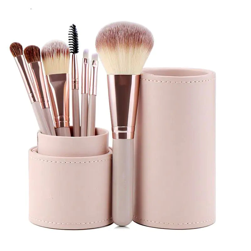 Brush Kit with Leather Case