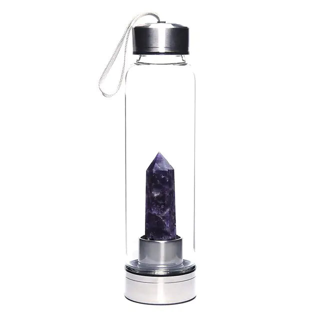 Natural Crystal Water Bottle