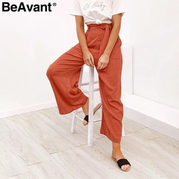 Casual Cotton Linen Summer Pants