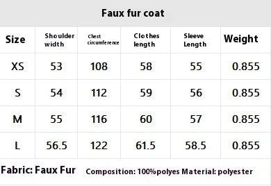 Women's Faux Fox Fur Coat: Luxe Furry Jacket for Autumn and Winter