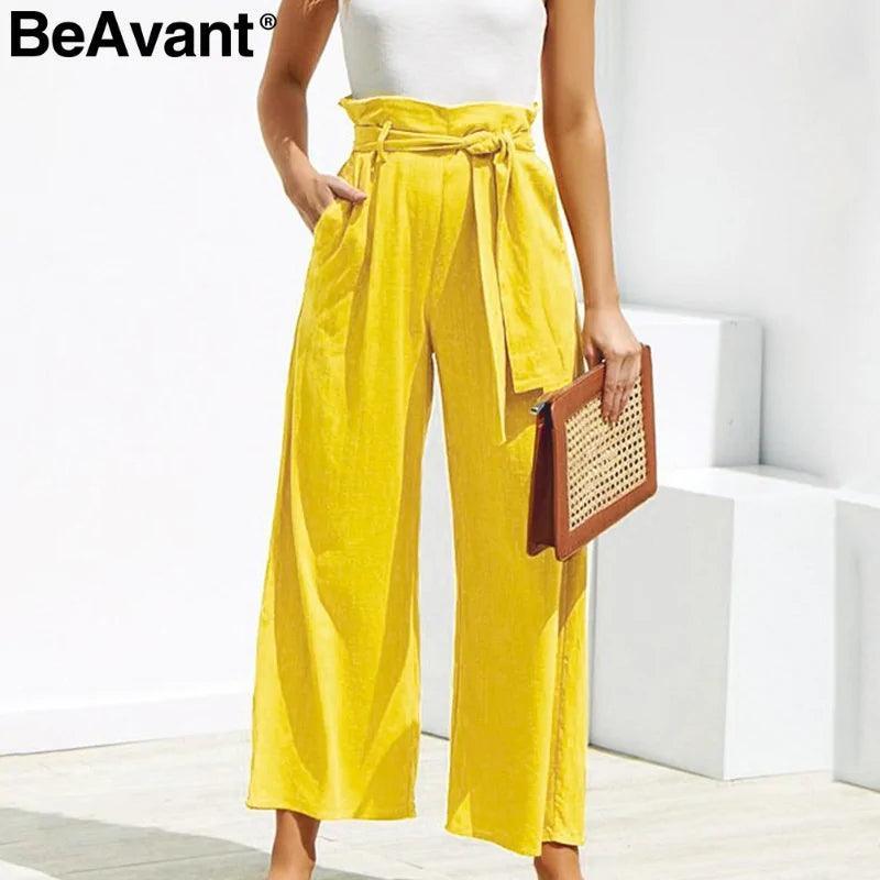 Casual Cotton Linen Summer Pants