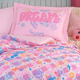 Hobby Freya Pembe - Poplin Studio Single Duvet Cover Set