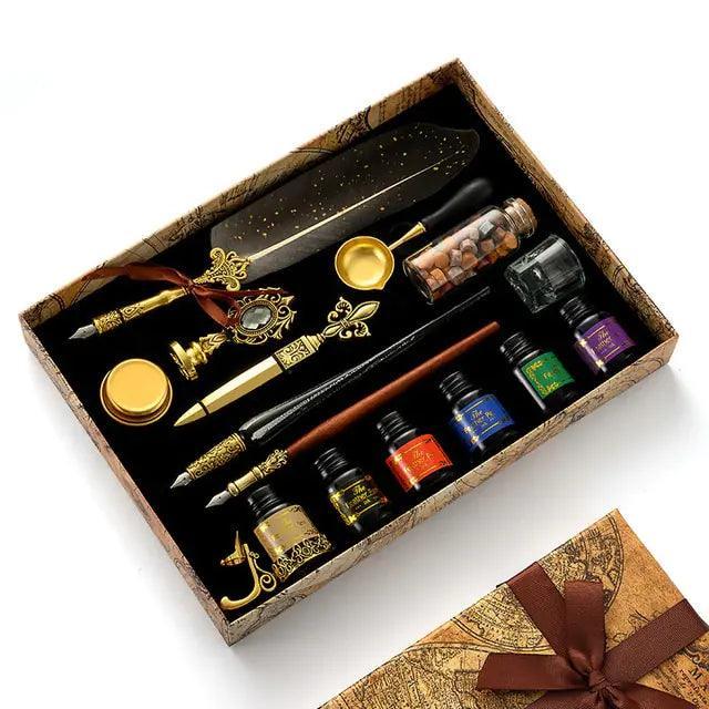 Antique Feather Pen Kit - The Next Door Neighbor 