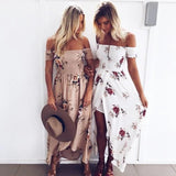 Bohemian Floral Maxi Dress