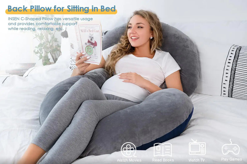 C-Shaped Body Pregnancy Pillow - The Next Door Neighbor 