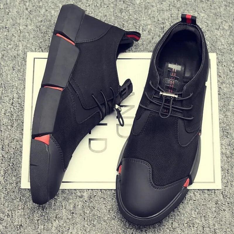 Men's Leather Sneakers - The Next Door Neighbor 