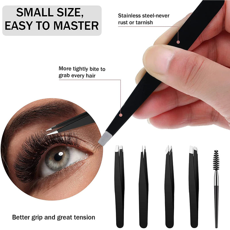 6-Piece Eyebrow Tweezers Set