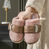 Velvet Warm Couple Slippers