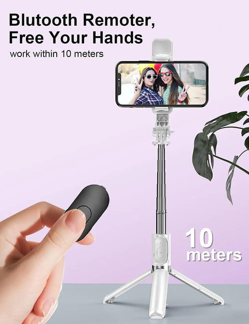 Wireless Bluetooth Selfie Stick Tripod