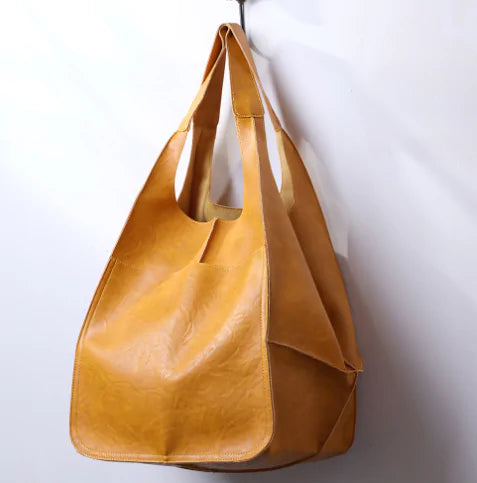 Retro Luxury Shoulder Tote - The Next Door Neighbor 