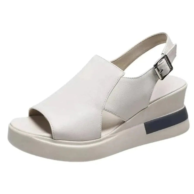 Casual Wedge Sandals - The Next Door Neighbor 