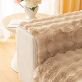 Super Soft Shaggy, Plush Sofa Cover