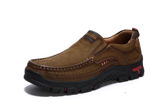 Men's Casual Genuine Leather Slip-on - The Next Door Neighbor 