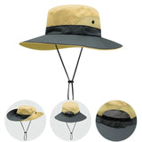 Ponytail Wide Brim Sun Hat