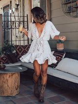 Wallen Snakeskin Mini Dress - The Next Door Neighbor 