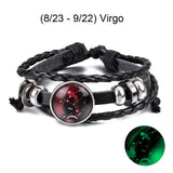 Zodiac Leather Bracelet - The Next Door Neighbor 