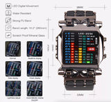 Luxury Men's Watch LED Sports Date Digital Bracelet Waterproof Quartz Wristwatch