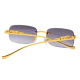 Rimless Square Sunglasses - The Next Door Neighbor 