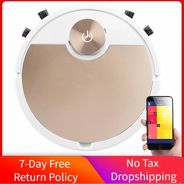 Wireless Smart Vacuum Cleaner Robot - The Next Door Neighbor 