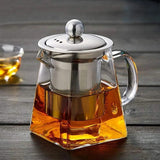 Glass Teapot with Infuser - The Next Door Neighbor 