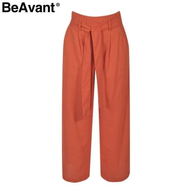 Casual Cotton Linen Summer Pants