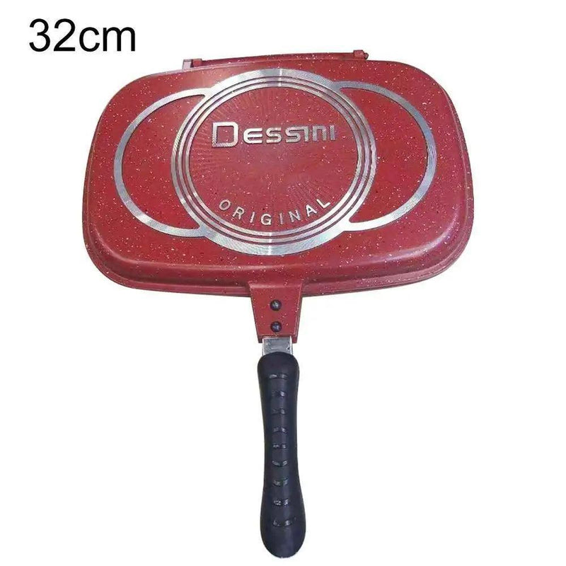 Die Cast Non-Stick Double Sided Fry Pan - The Next Door Neighbor 