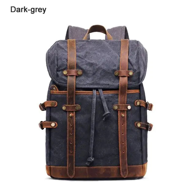 Waterproof Waxed Canvas Backpack