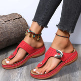 Non-Slip Wedge Sandals - The Next Door Neighbor 