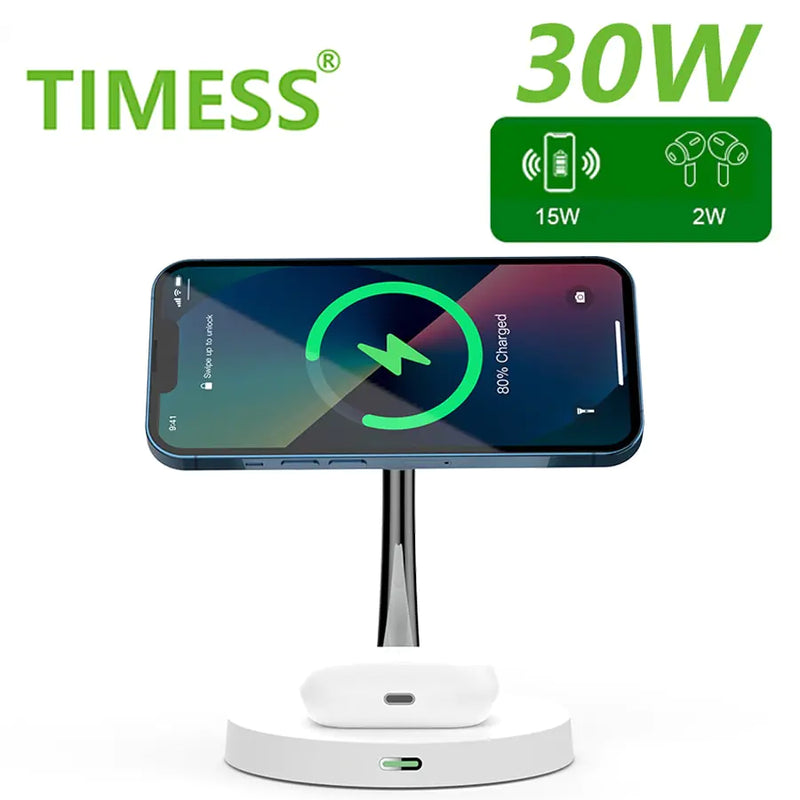 Iphone Magnetic Wireless Charger Station Dock - The Next Door Neighbor 