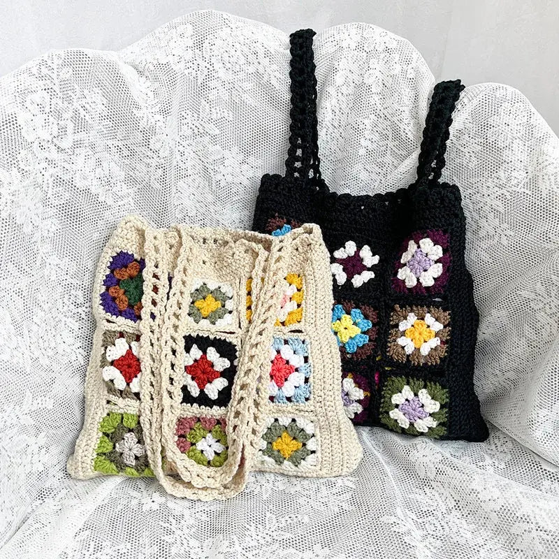 Boho Woven Tote - The Next Door Neighbor 