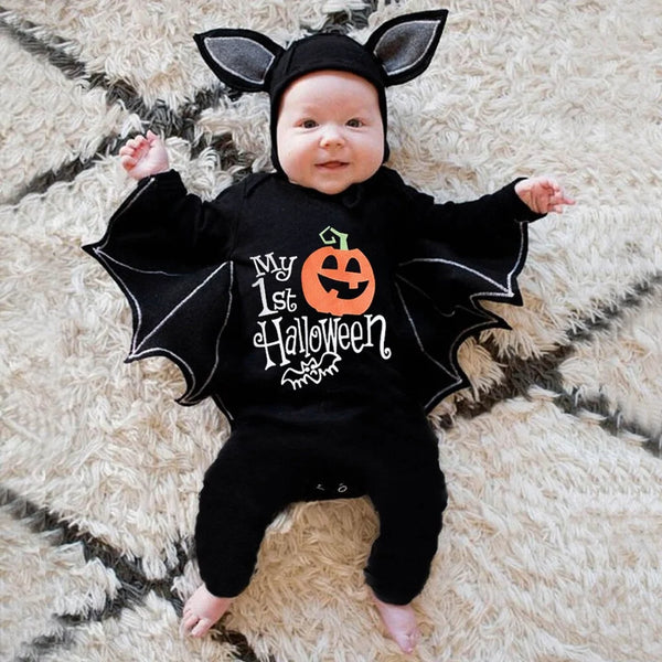 Halloween Bat Costume Romper for Babies