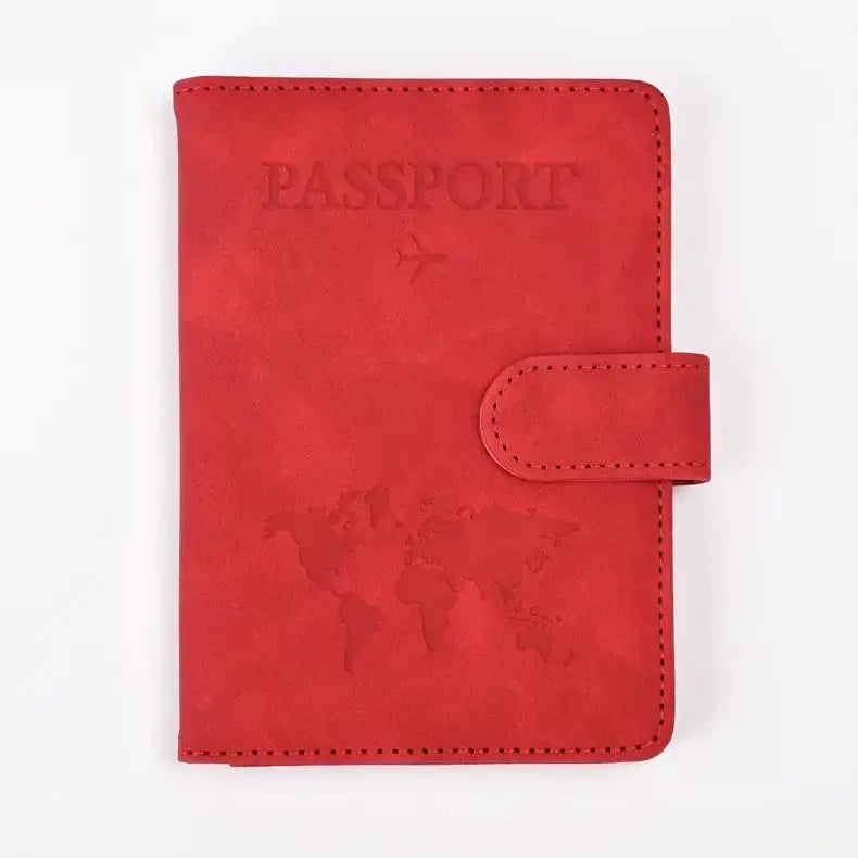 Leather Passport and Card Holder