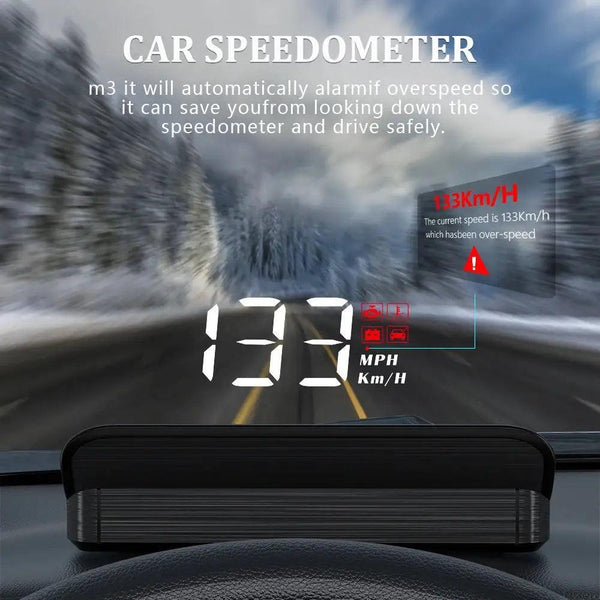 Digital Car Speedometer With Windshield Projector - The Next Door Neighbor 