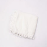 Organic Cotton Baby Tassel Blankets - The Next Door Neighbor 