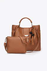 2-Piece PU Leather Bag Set - The Next Door Neighbor 