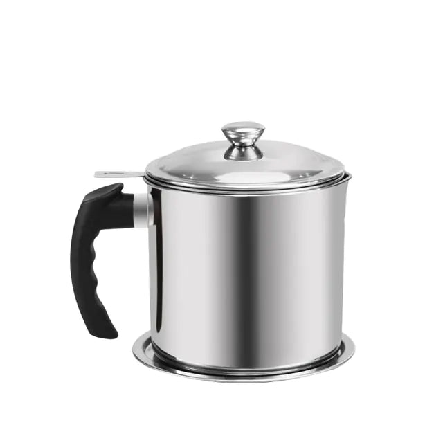 1.3L Stainless Steel Oil Filter Pot - The Next Door Neighbor 