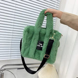 Designer Faux Fur Tote Bag - The Next Door Neighbor 