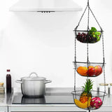 3-Tier Hanging Fruit Basket - The Next Door Neighbor 