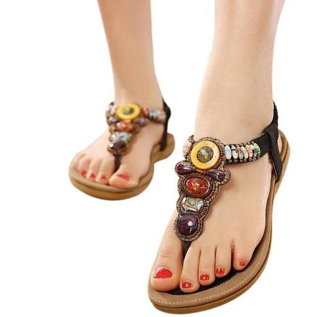 Boho Beach Sandals - The Next Door Neighbor 