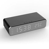 LED Alarm Clock QI Wireless Charger - The Next Door Neighbor 