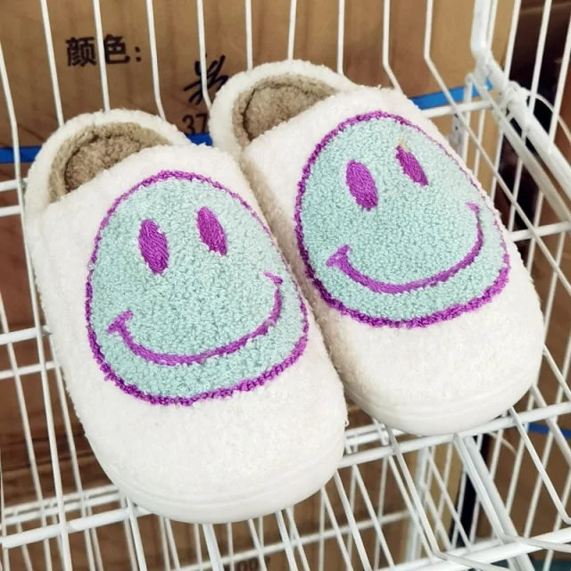 Smiley Face Slippers - The Next Door Neighbor 