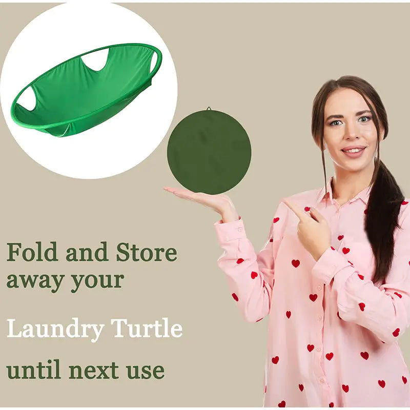 Portable Round Clothes Laundry Hamper - The Next Door Neighbor 