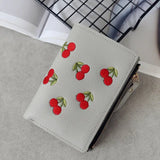 Cherry Embroidered Small Wallet - The Next Door Neighbor 