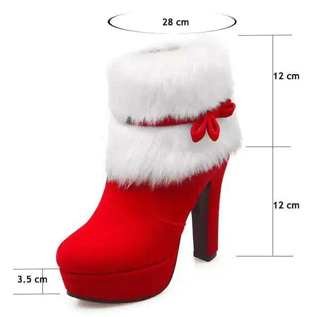 Christmas High Heel Boots - The Next Door Neighbor 