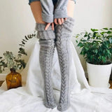 Crochet Knitted Leg Warmers - The Next Door Neighbor 