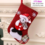 Santa Snowman Christmas Stockings - The Next Door Neighbor 